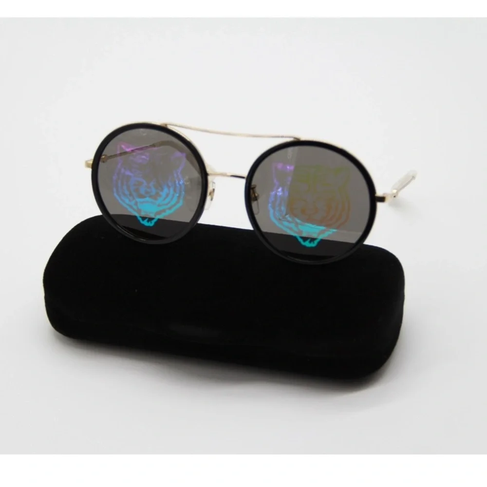 NEW GUCCI GG0061S 014 ROUND METAL SUNGLASSES GUCCI